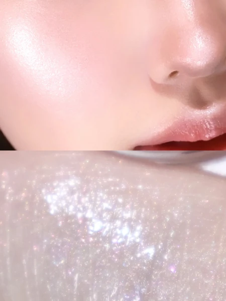 Набор: Хайлайтер-желе с мерцающим финишем + брелок fwee Lip&Cheek Glowy Jelly Pot JH00 Sugar Powder Keyring Set