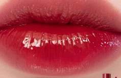 Сочный глянцевый тинт для губ с вишнёвым оттенком rom&nd Juicy Lasting Tint 12 Cherry Bomb