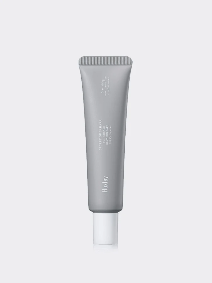 Солнцезащитный крем с растительными экстрактами Huxley Secret of Sahara Sun Cream Stay Sun Safe SPF50+ PA++++