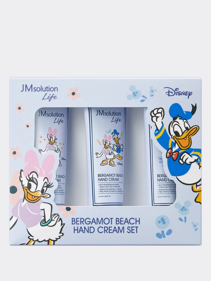 Подарочный набор кремов для рук с ароматом бергамота JMSolution Life Disney Bergamot Beach Hand Cream Set