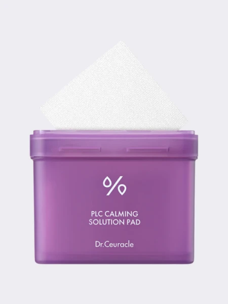 Успокаивающие тонер-диски с центеллой Dr.Ceuracle PLC Calming Solution Pad