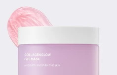 Гелевая маска с экстрактом пиона и коллагеном для сияния кожи Arocell Collagen Glow Gel Mask
