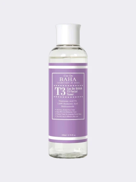 Осветляющий тонер для лица с транексамовой кислотой Cos De BAHA Tranexamic Toner T3 Осветляющий тонер для лица с транексамовой кислотой Cos De BAHA Tranexamic Toner T3