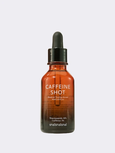 Тонизирующая сыворотка для лица с ниацинамидом и кофеином ShaiShaiShai Caffeine Shot Blemish Toning Serum Тонизирующая сыворотка для лица с ниацинамидом и кофеином ShaiShaiShai Caffeine Shot Blemish Toning Serum