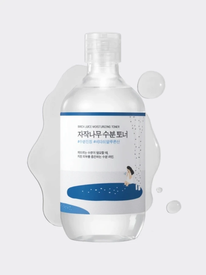 Успокаивающий тонер для лица с берёзовым соком Round Lab Birch Juice Moisturizing Toner