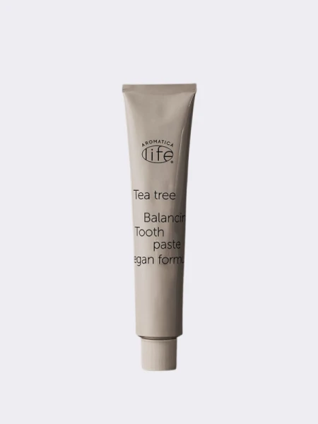 Противовоспалительная зубная паста чайным деревом Aromatica Tea Tree Balancing Toothpaste Противовоспалительная зубная паста чайным деревом Aromatica Tea Tree Balancing Toothpaste