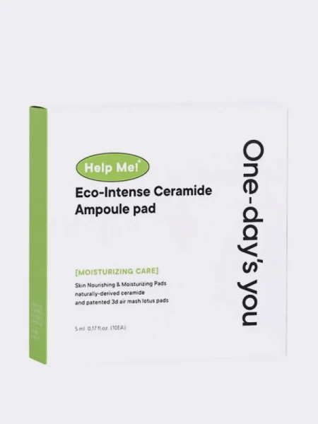 Укрепляющие ампульные тонер-пэды с керамидами TRAVEL One-Day's You Help Me Eco-Intense Ceramide Ampoule Pad Укрепляющие ампульные тонер-пэды с керамидами TRAVEL One-Day's You Help Me Eco-Intense Ceramide Ampoule Pad