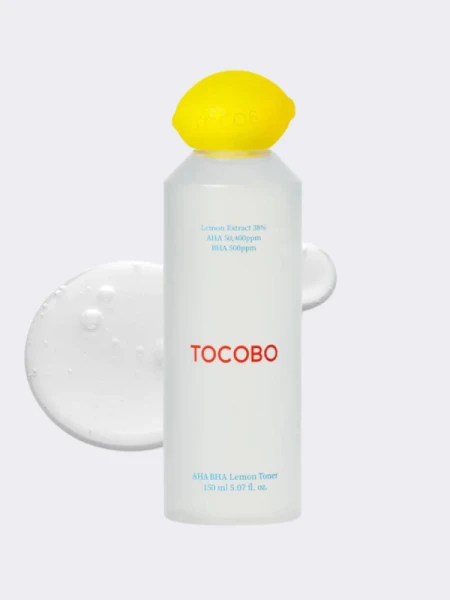 Отшелушивающий тонер с комплексом кислот и экстрактом лимона TOCOBO AHA BHA Lemon Toner Отшелушивающий тонер с комплексом кислот и экстрактом лимона TOCOBO AHA BHA Lemon Toner