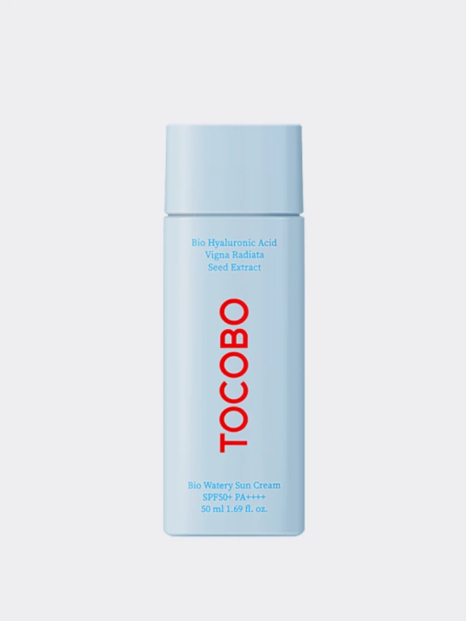 Солнцезащитный флюид для лица с растительными экстрактами TOCOBO Bio Watery Sun Cream SPF50+ PA++++