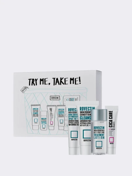 Набор для ухода за лицом ROVECTIN 4-Step Try Me KIT Набор для ухода за лицом ROVECTIN 4-Step Try Me KIT
