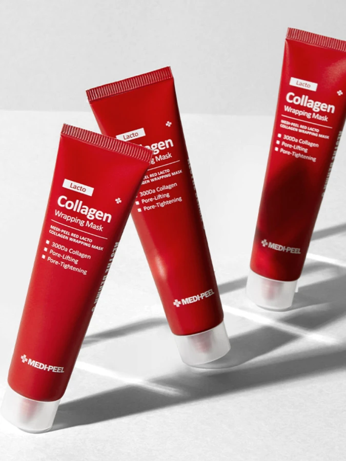 Подтягивающая маска-плёнка для лица с коллагеном MEDI-PEEL Red Lacto Collagen Wrapping Mask