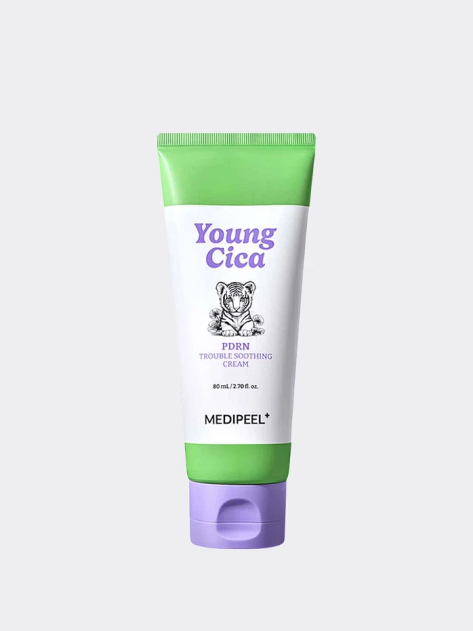 Успокаивающий крем с центеллой и ПДРН MEDI-PEEL Young Cica PDRN Trouble Soothing Cream