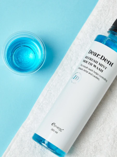 Освежающий ополаскиватель для полости рта с ментолом Esthetic House Dear.Dent Refresh Mint Mouth Wash Освежающий ополаскиватель для полости рта с ментолом Esthetic House Dear.Dent Refresh Mint Mouth Wash
