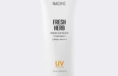 Успокаивающий солнцезащитный крем с экстрактом календулы Nacific Fresh Herb Origin Sun Block SPF50+ PA++++