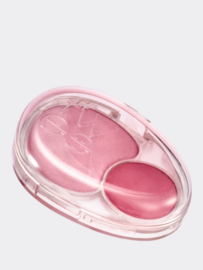Двойные мягкие румяна с муссовой текстурой fwee Mellow Dual Blush PK01 Love Me Highkey