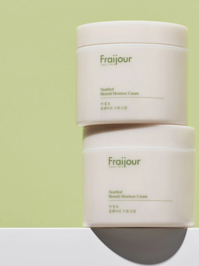 Успокаивающий крем для лица с экстрактом хауттюйнии Fraijour Heartleaf Blemish Moisture Cream