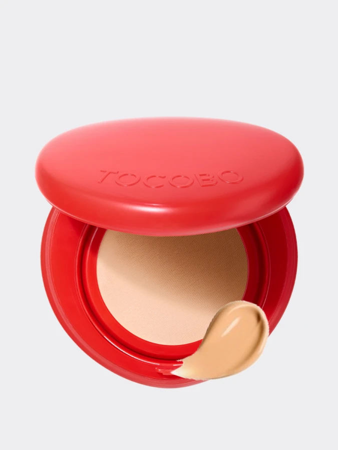Тональный кушон с сияющим финишем TOCOBO Apple Dewy Fit Cushion 25 Peanut
