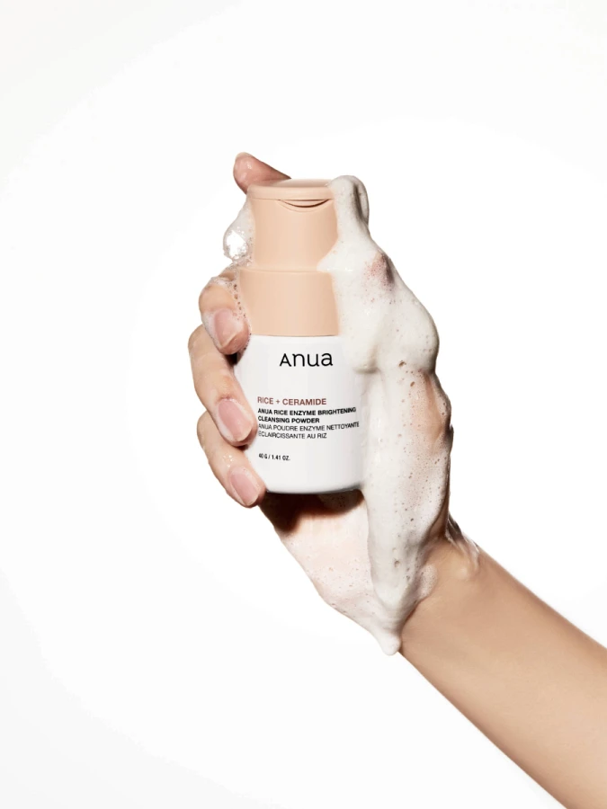 Смягчающая энзимная пудра с рисовым экстрактом ANUA Rice Enzyme Brightening Cleansing Powder