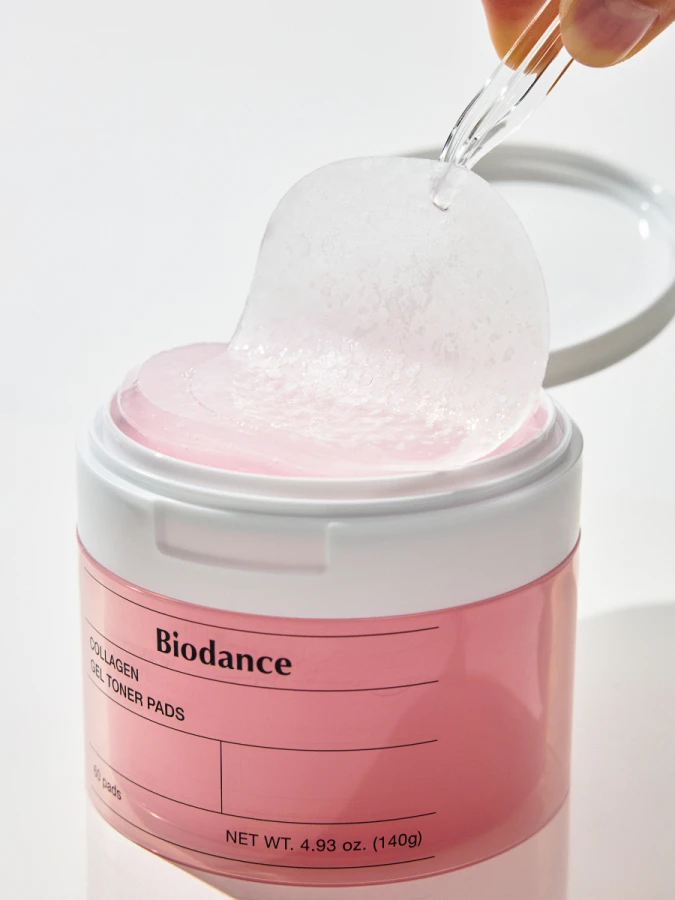 Увлажняющие гелевые тонер-диски для лица с коллагеном Biodance Collagen Gel Toner Pads