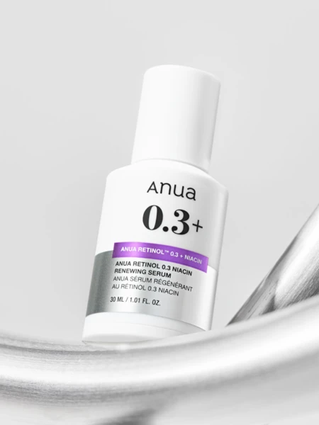 Обновляющая сыворотка с ретинолом и ниацинамидом ANUA Nano Retinol 0.3% + Niacin Renewing Serum Обновляющая сыворотка с ретинолом и ниацинамидом ANUA Nano Retinol 0.3% + Niacin Renewing Serum