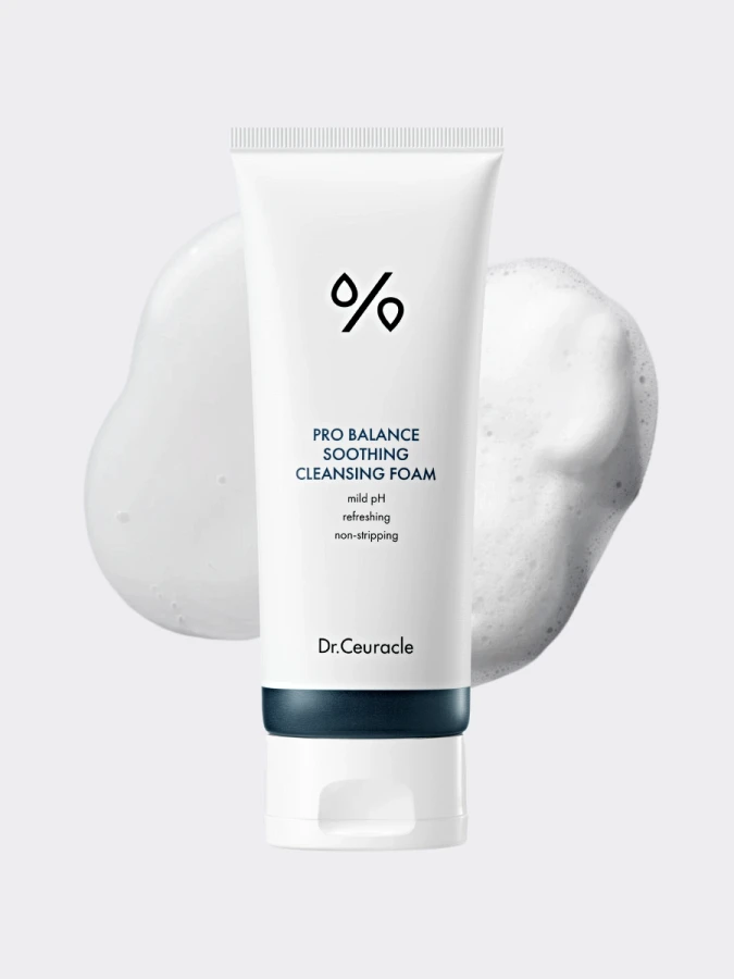 Мягкая пенка для умывания с пробиотиками Dr.Ceuracle Pro Balance Soothing Cleansing Foam