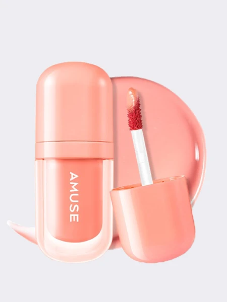 Глянцевый тинт-плампер для губ AMUSE Bebe Tint 05 Nude Pumpkin