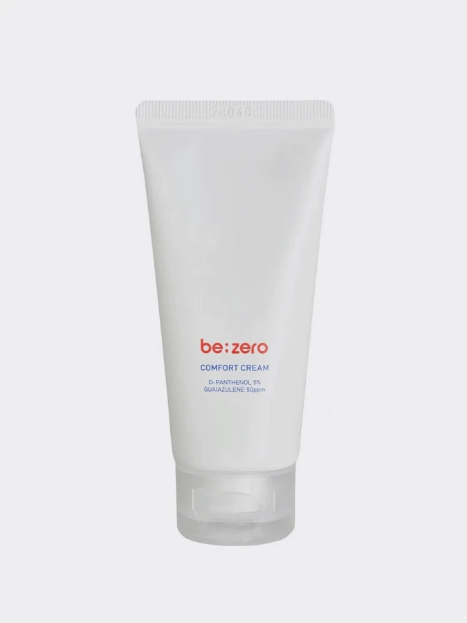 Успокаивающий крем для лица с пантенолом и гвайазуленом Derma Factory Be Zero Comfort Cream