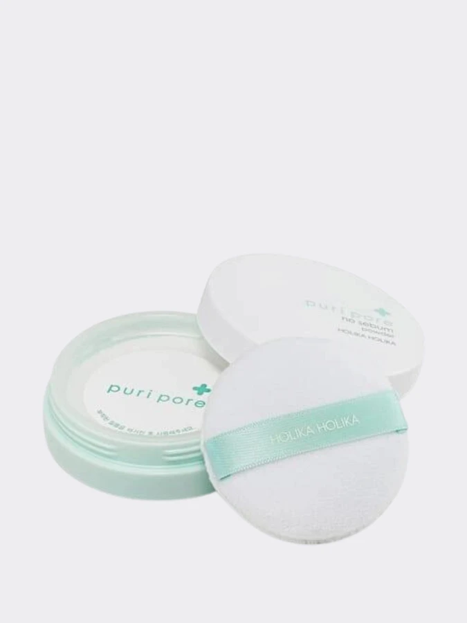 Рассыпчатая матирующая прозрачная пудра для лица Holika Holika Puri Pore No Sebum Powder