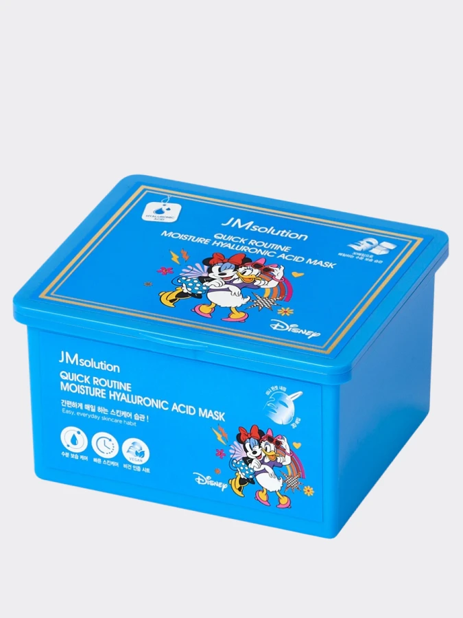 Набор увлажняющих тканевых масок с гиалуроновой кислотой JMSolution Quick Routine Hyaluronic Acid Mask