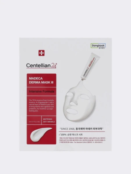 Восстанавливающая тканевая маска для лица Centellian24 Madeca Derma Mask III Intensive Formula