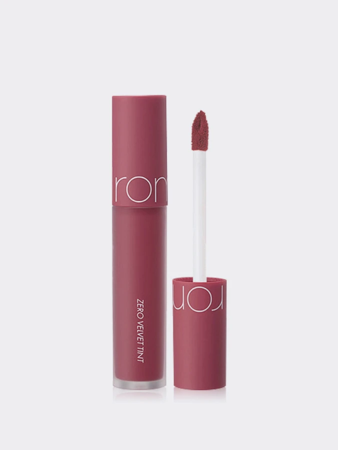 Вельветовый пигмент с матовым финишем в оттенке цветочного лепестка rom&nd Zero Velvet Tint 18 Petal Tassel