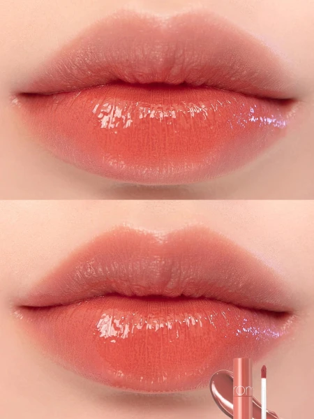 Сочный глянцевый тинт для губ в ореховом оттенке rom&nd Juicy Lasting Tint 10 Nudy Peanut