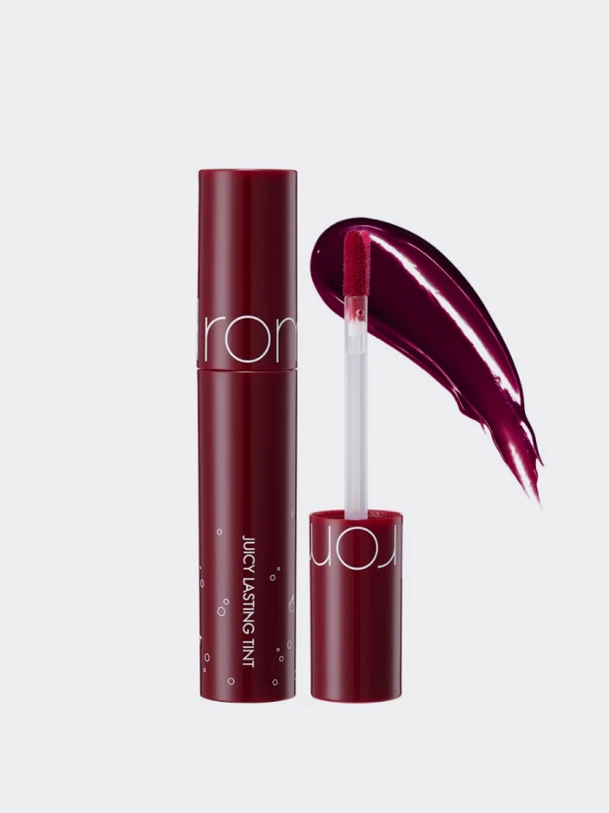 Сочный глянцевый тинт для губ со сливовым оттенком rom&nd Juicy Lasting Tint 17 Plum Coke