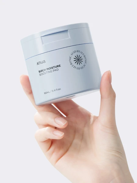Увлажняющие тонер-пэды для лица с берёзовым соком ANUA Birch 70% Moisture Boosting Pad Увлажняющие тонер-пэды для лица с берёзовым соком ANUA Birch 70% Moisture Boosting Pad