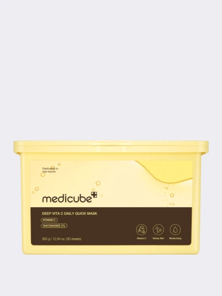 Набор осветляющих тканевых масок с витамином С Medicube Deep Vita C Daily Quick Mask Набор осветляющих тканевых масок с витамином С Medicube Deep Vita C Daily Quick Mask