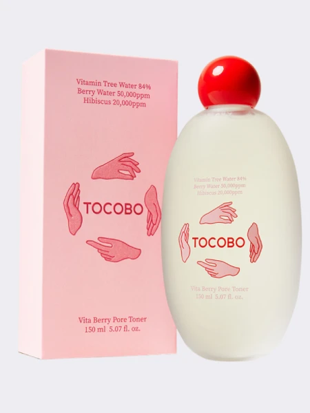Тонер для сужения пор с ягодными экстрактами TOCOBO Vita Berry Pore Toner Тонер для сужения пор с ягодными экстрактами TOCOBO Vita Berry Pore Toner