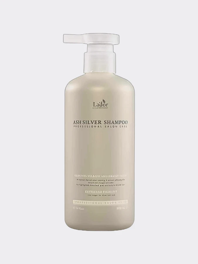 Шампунь для осветленных волос для поддержания холодного блонда La’dor Ash Silver Shampoo