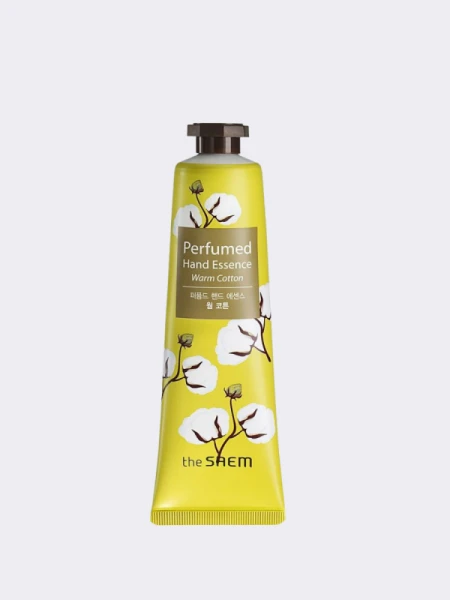 Насыщенный крем для рук с ароматом хлопка The Saem Perfumed Hand Essence Warm Cotton Насыщенный крем для рук с ароматом хлопка The Saem Perfumed Hand Essence Warm Cotton
