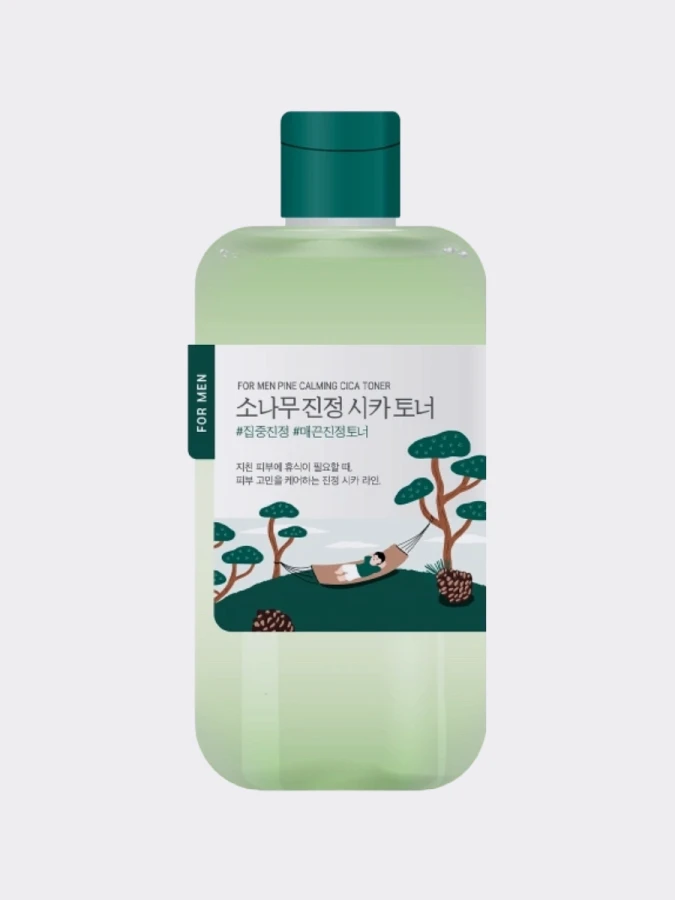 Противовоспалительный тонер для мужчин с экстрактом сосны Round Lab For Men Pine Calming Cica Toner
