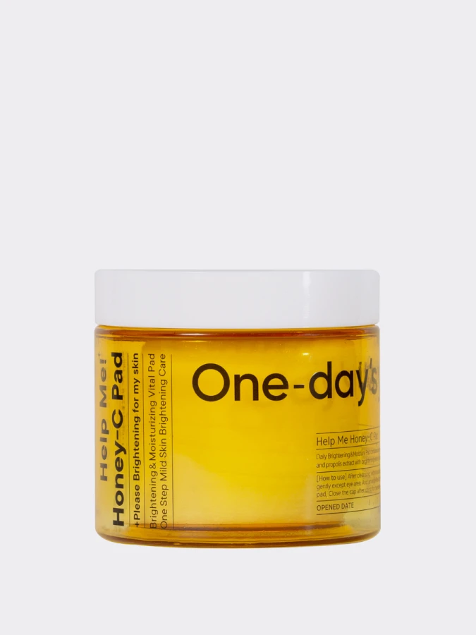 Питательные тонер-пэды с экстрактом мёда и бета-глюканом One-Day's You Help Me Honey-C Pad