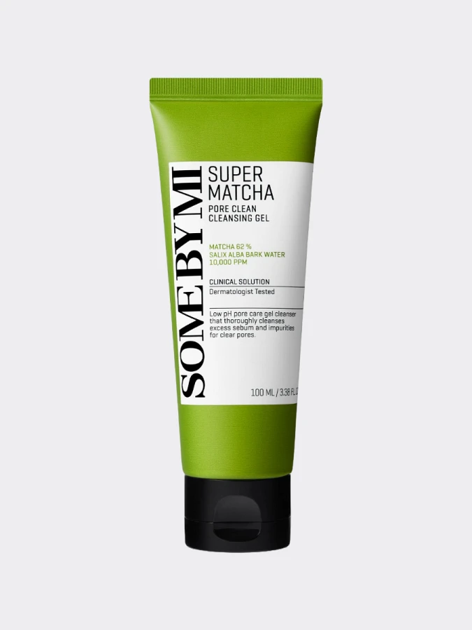 Гель для умывания и очищения пор с чаем матча Some By Mi Super Matcha Pore Clean Cleansing Gel
