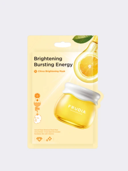 Тканевая маска для сияния кожи с цитрусом FRUDIA Citrus Brightening Mask Тканевая маска для сияния кожи с цитрусом FRUDIA Citrus Brightening Mask