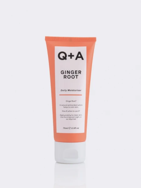 Освежающий крем для лица с экстрактом корня имбиря Q+A Ginger Root Daily Moisturizer Освежающий крем для лица с экстрактом корня имбиря Q+A Ginger Root Daily Moisturizer