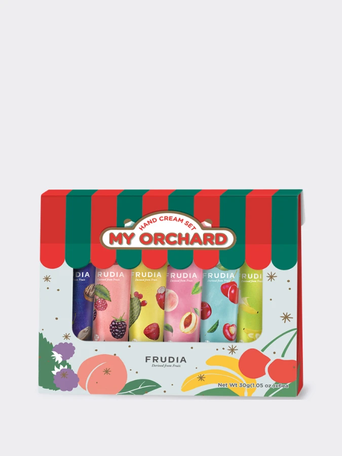 Подарочный набор кремов для рук Коллекция "Фруктовая ярмарка"  Frudia My Orchad Hand Cream Set