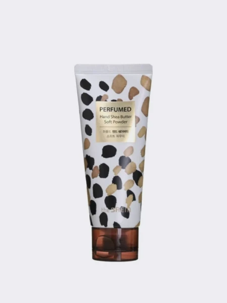 Питательный крем для рук с маслом ши и пудровым ароматом MAXI The Saem Perfumed Hand Shea Butter Soft Powder Питательный крем для рук с маслом ши и пудровым ароматом MAXI The Saem Perfumed Hand Shea Butter Soft Powder