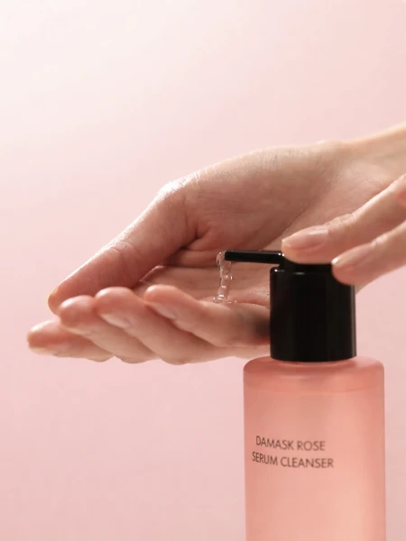 Очищающий гель для умывания с экстрактом розы la pianta Damask Rose Serum Cleanser