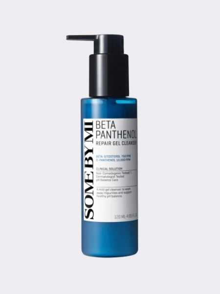 Успокаивающий гель для умывания с пантенолом и пробиотиками Some By Mi Beta Panthenol Repair Gel Cleanser Успокаивающий гель для умывания с пантенолом и пробиотиками Some By Mi Beta Panthenol Repair Gel Cleanser