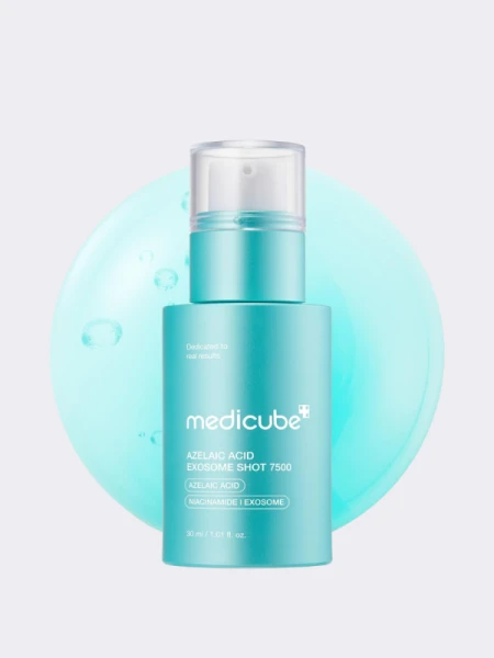 Интенсивная противовоспалительная сыворотка со спикулами и азелаиновой кислотой Medicube Azelaic Acid Exosome Shot 7500