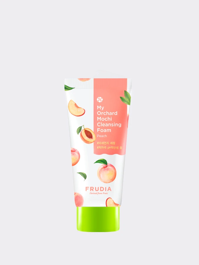 МИНИ Очищающая пенка-моти с персиком FRUDIA My Orchard Mochi Cleansing Foam Peach