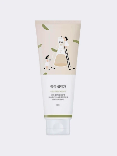 Смягчающая пенка-скраб для умывания с экстрактом соевых бобов Round Lab Soybean Cleanser Смягчающая пенка-скраб для умывания с экстрактом соевых бобов Round Lab Soybean Cleanser